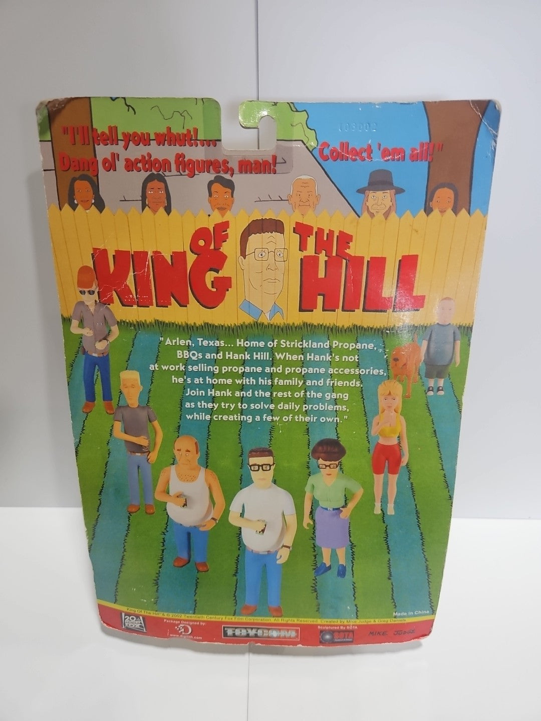 2002 Toycom King Of The Hill PEGGY HILL Action Figure Factory Sealed Pack