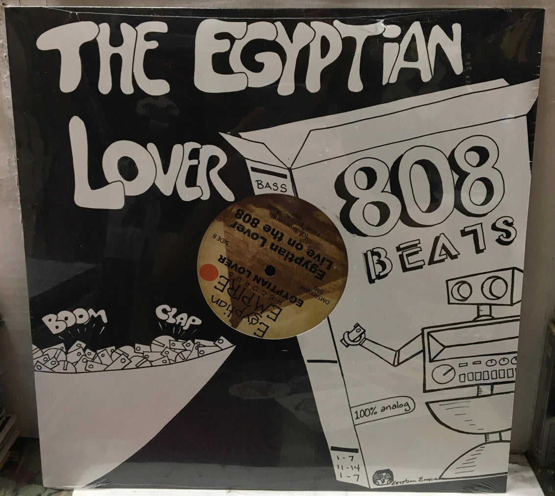 The Egyptian Lover 808 Beats Volume 1 Sealed 12” EP DMSR00844