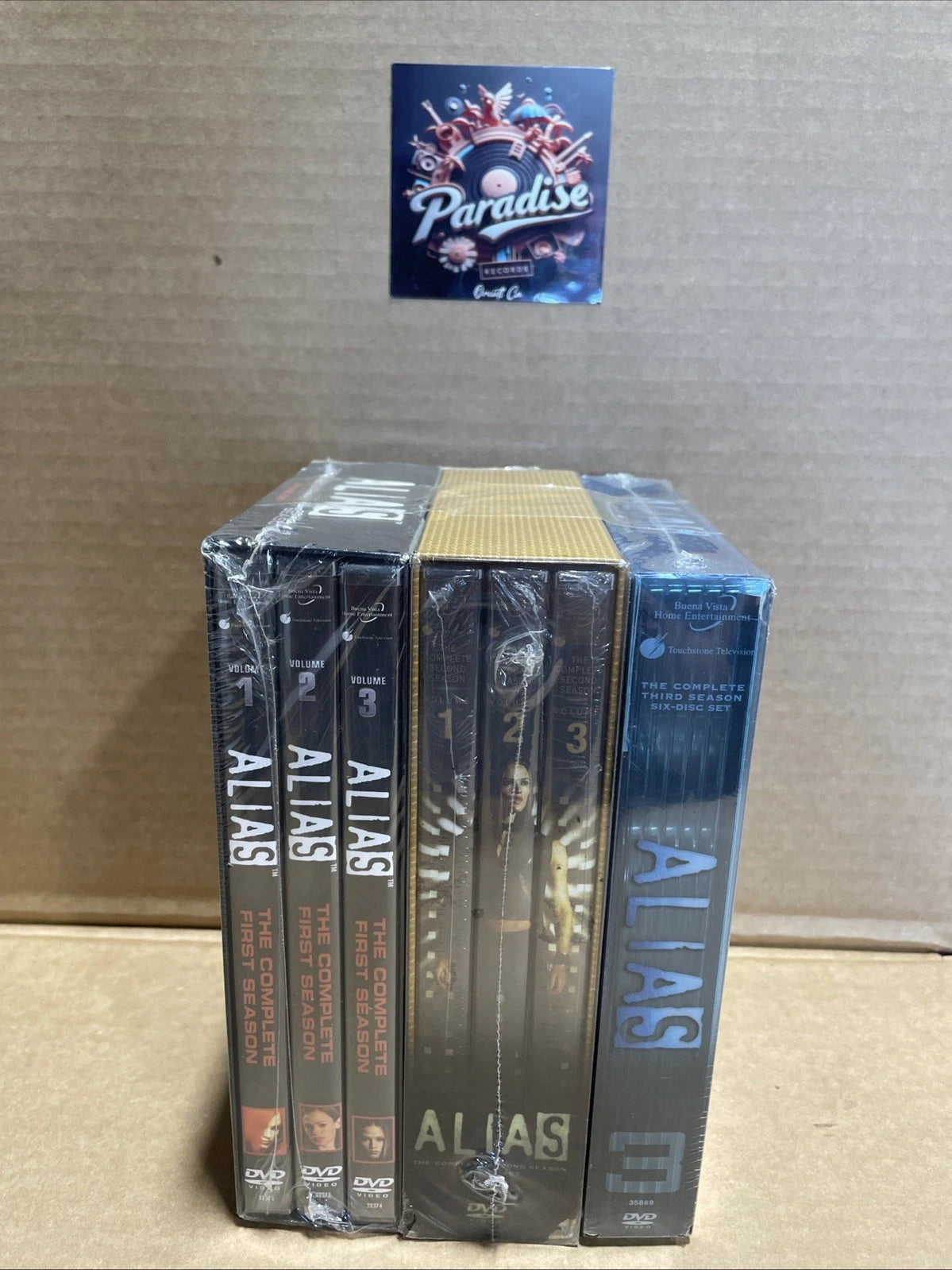 Alias Complete Series DVDs New Sealed Seasons 1-3 Jennifer Garner