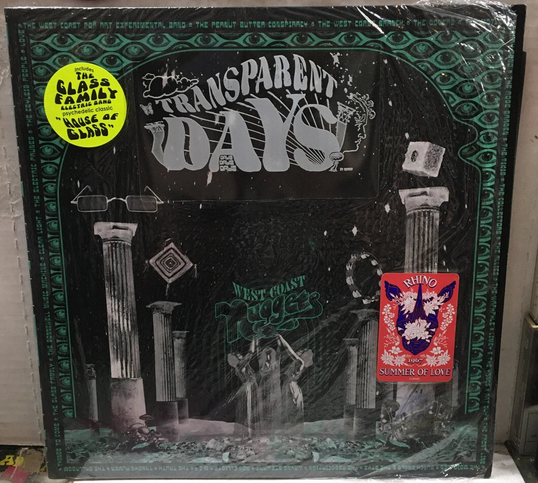 Transparent Days: West Coast Nuggets Autographed Record Clear Vinyl