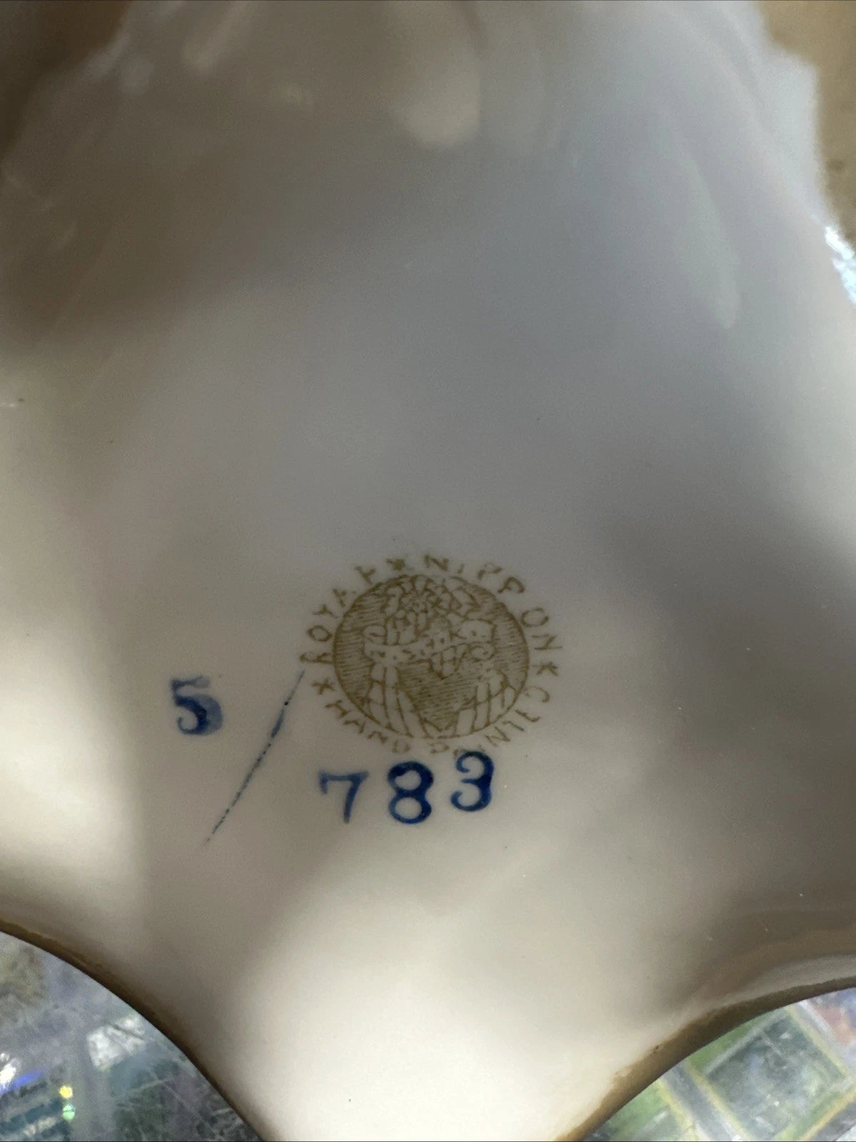 Antique Royal Nippon Nishiki Hand Painted Moriage Gold Poppies 4 Footed Vase 13”