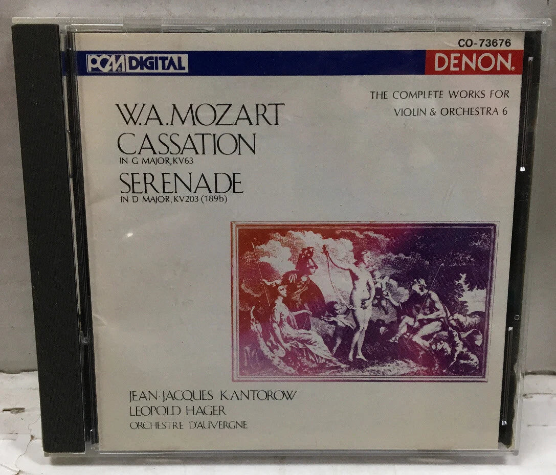 W.A.Mozart Cassation CD
