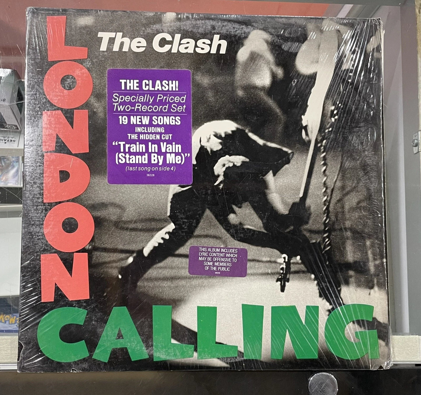 The Clash London Calling Vinyl Record First US Pressing E2 36328 VG++ 1980