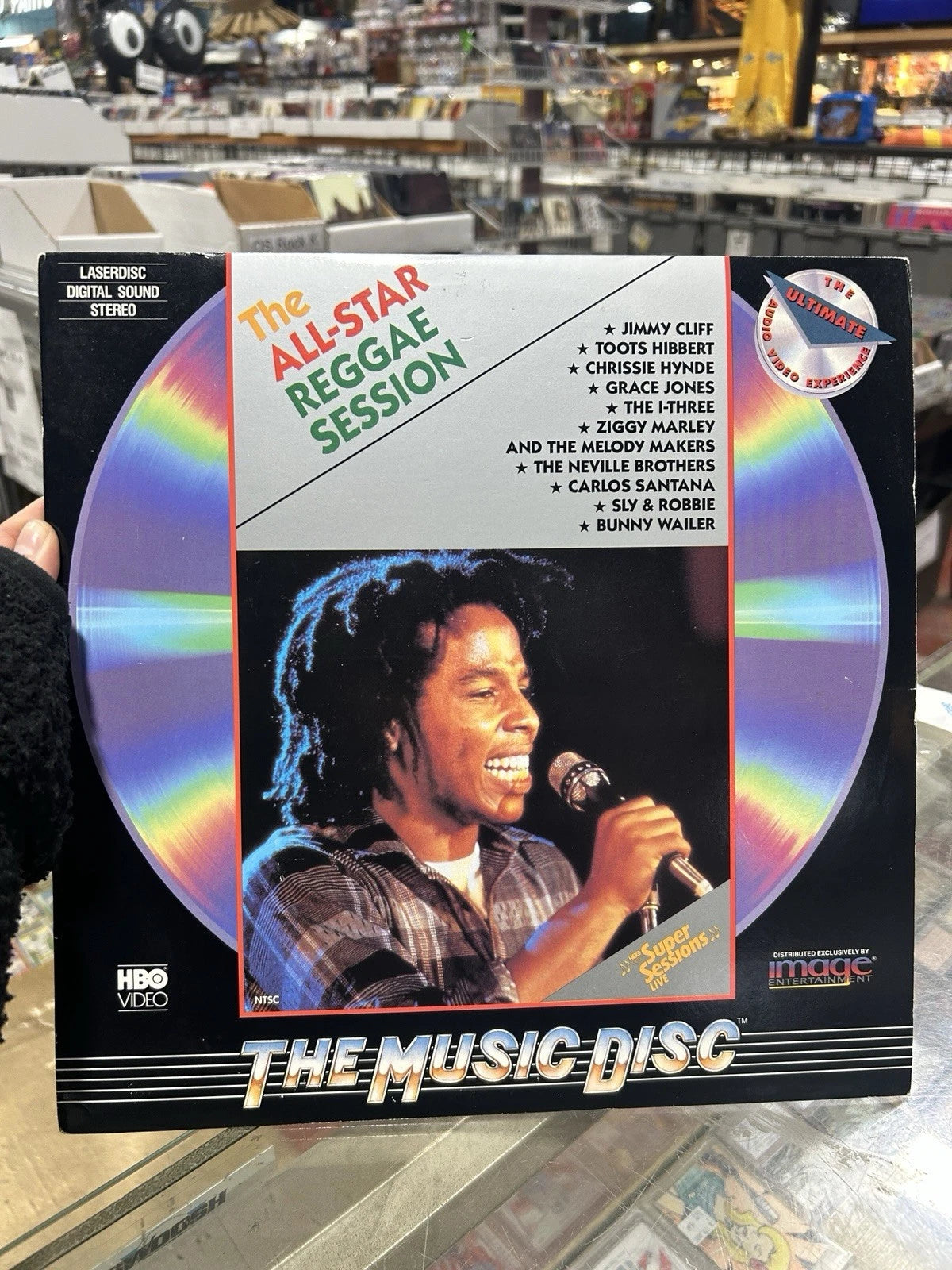 THE ALL-STAR REGGAE SESSION (1988) LASERDISC RARE