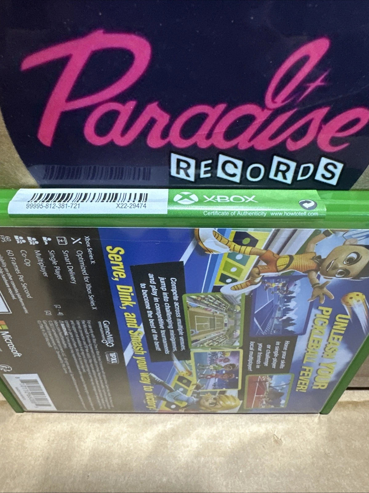 Pickleball: Smash - Xbox One / Series X - Sealed No Wrap