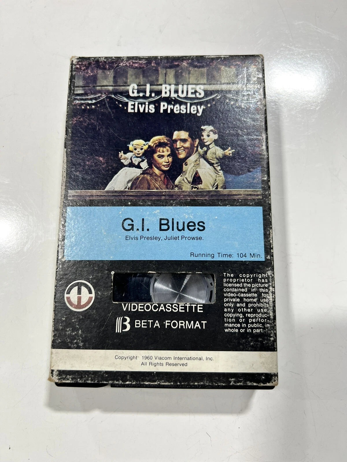 G.I. Blues BETA BETAMAX Elvis Presley MAGNETIC VIDEO 1978 RELEASE GI BLUES