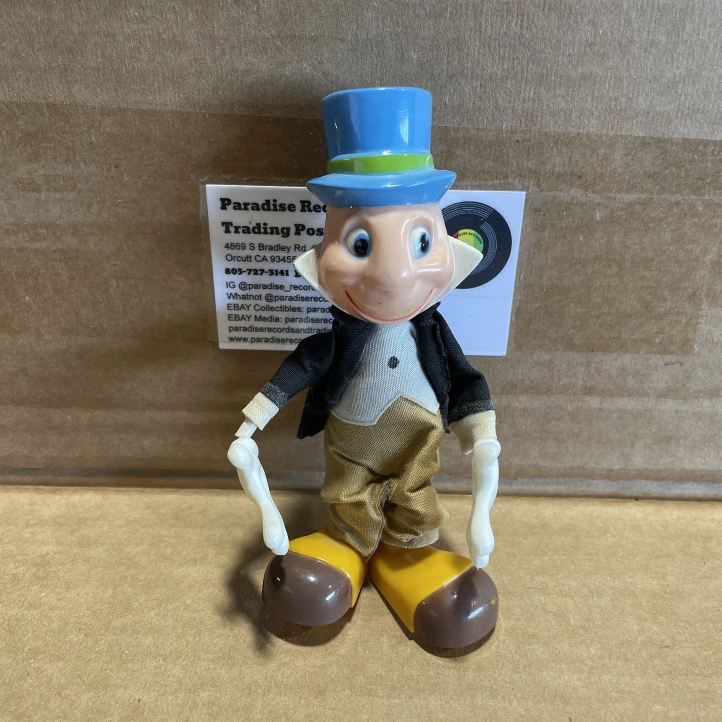 Vintage Walt Disney Jimney Cricket Marx Twistable Doll From The 1950s