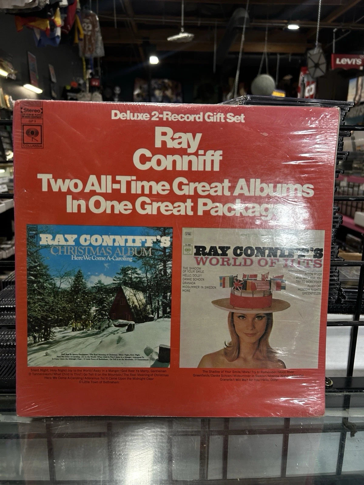 Ray Conniff Deluxe 2 Record Gift Set Vinyl LP Columbia GP 3 Christmas New Sealed