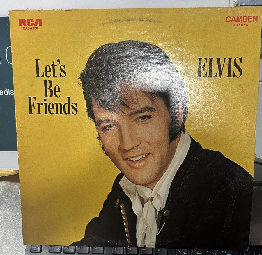 ELVIS PRESLEY CAS-2408 LET’S BE FRIENDS RARE RIGID VINYL CAMDEN ORIG VG+