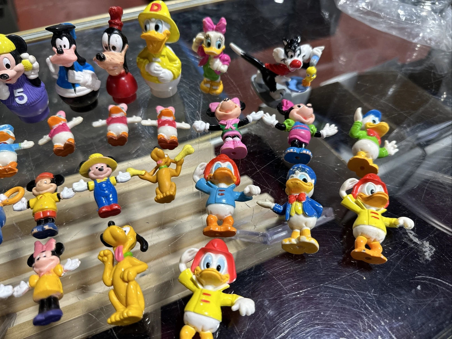 Vintage Lot Of 37 Disney Mickey Mouse Figures Cake toppers kids toys