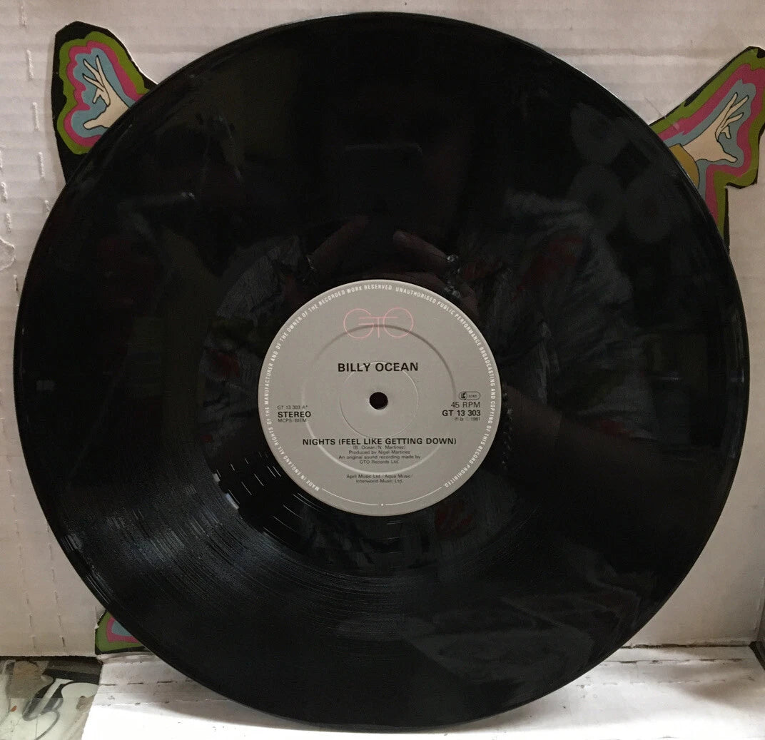 Billy Ocean Nights (Feel Like Getting Down) 12” UK Import Record GT13303