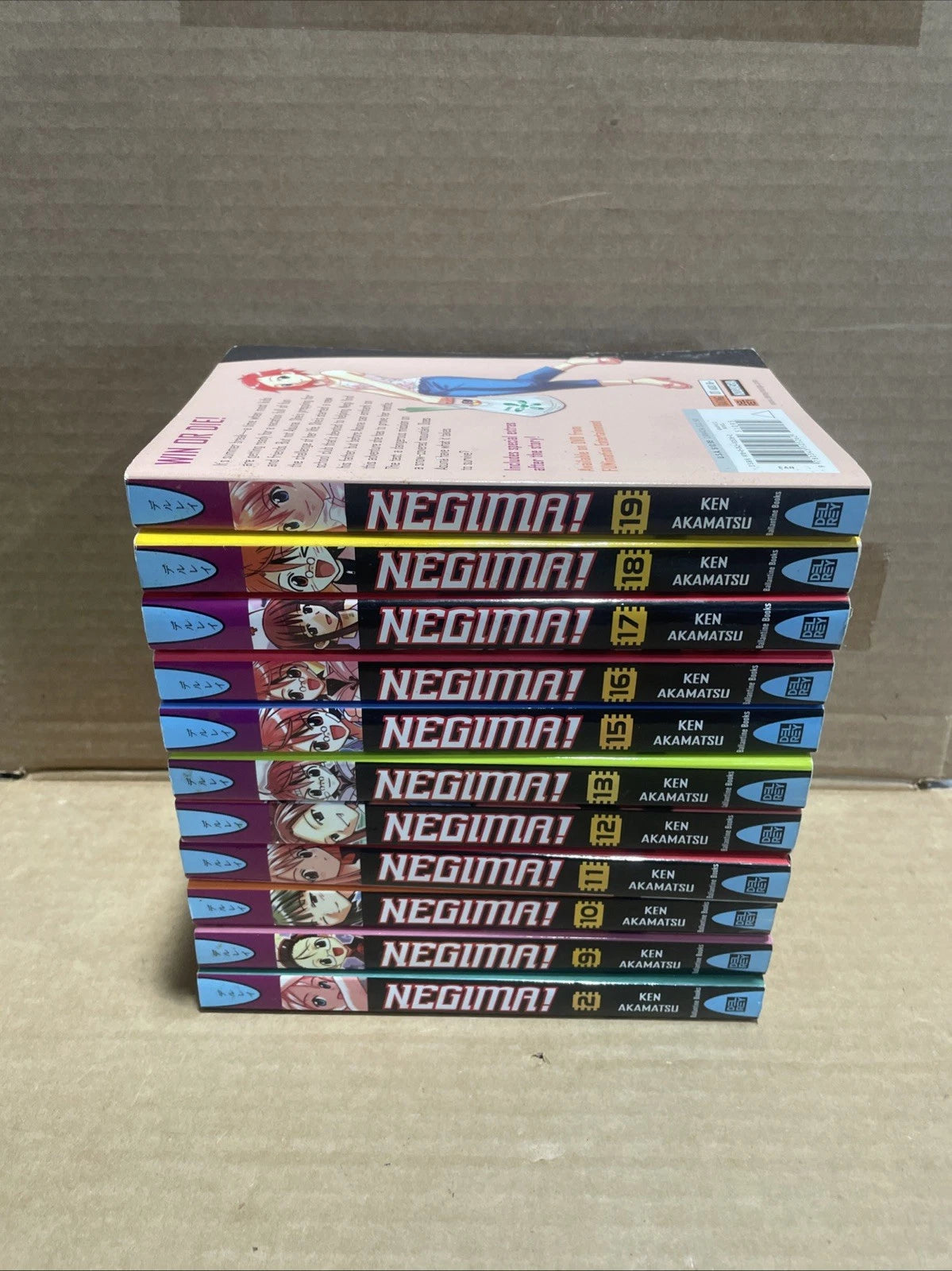 Negima! Manga Lot of 12 #2 #9-#13 #15-#19 Paperback