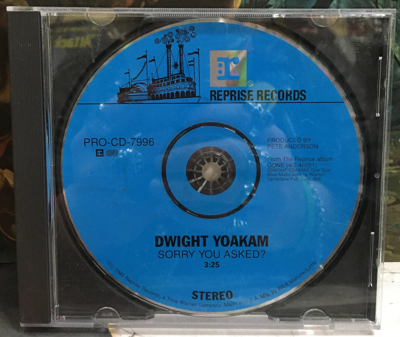 Dwight Yoakam Sorry You Asked? Promo CD Single PRO-CD-7996