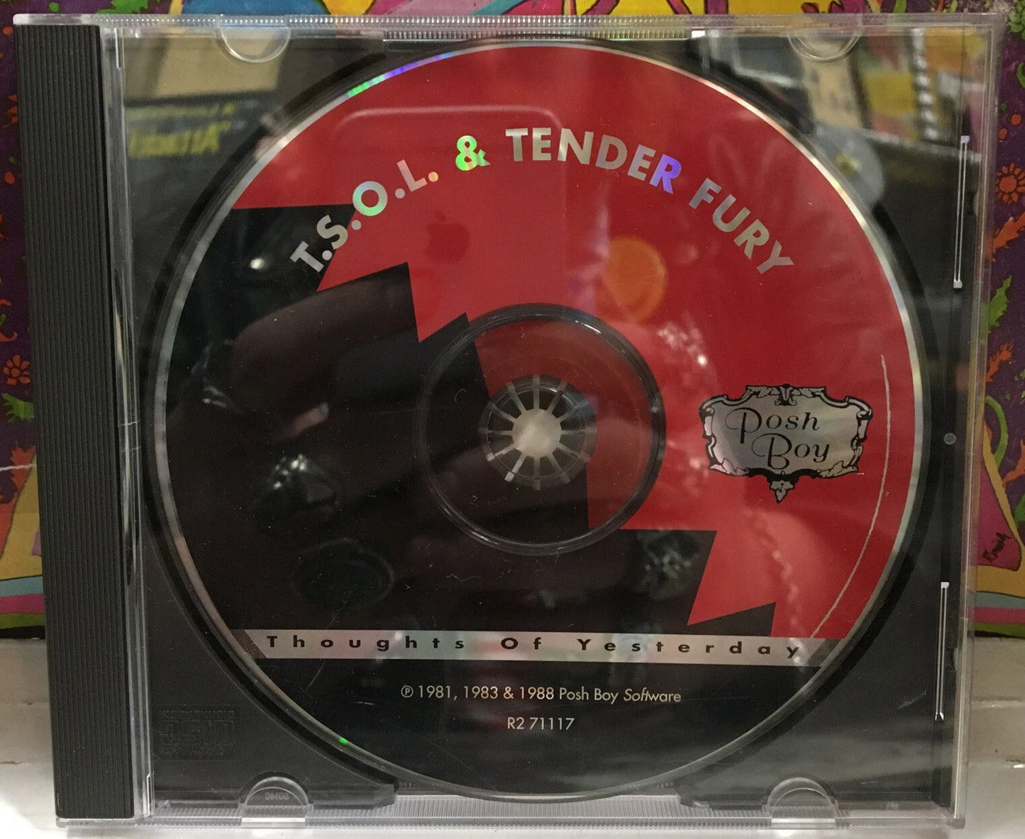 T.S.O.L. & Tender Fury Thoughts Of Yesterday CD