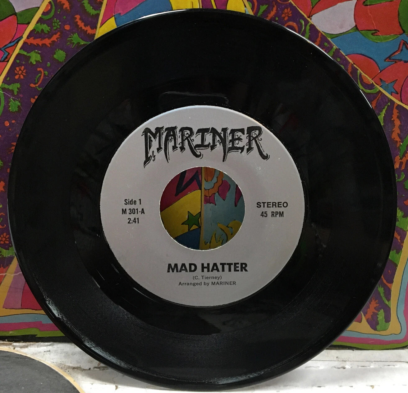 Mariner Mad Hatter/Nothing At All 7” Single M301 Brown Acid