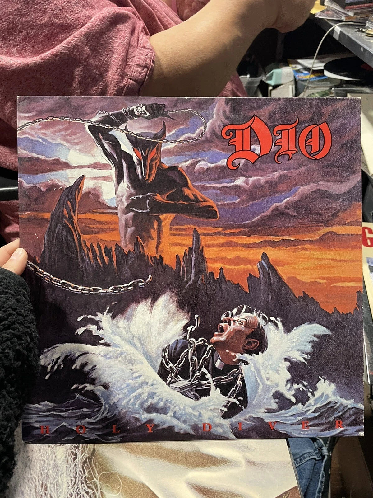 Holy Diver LP Record Vinyl Dio Warner Bros. 23836 Sterling 1st Press vg++