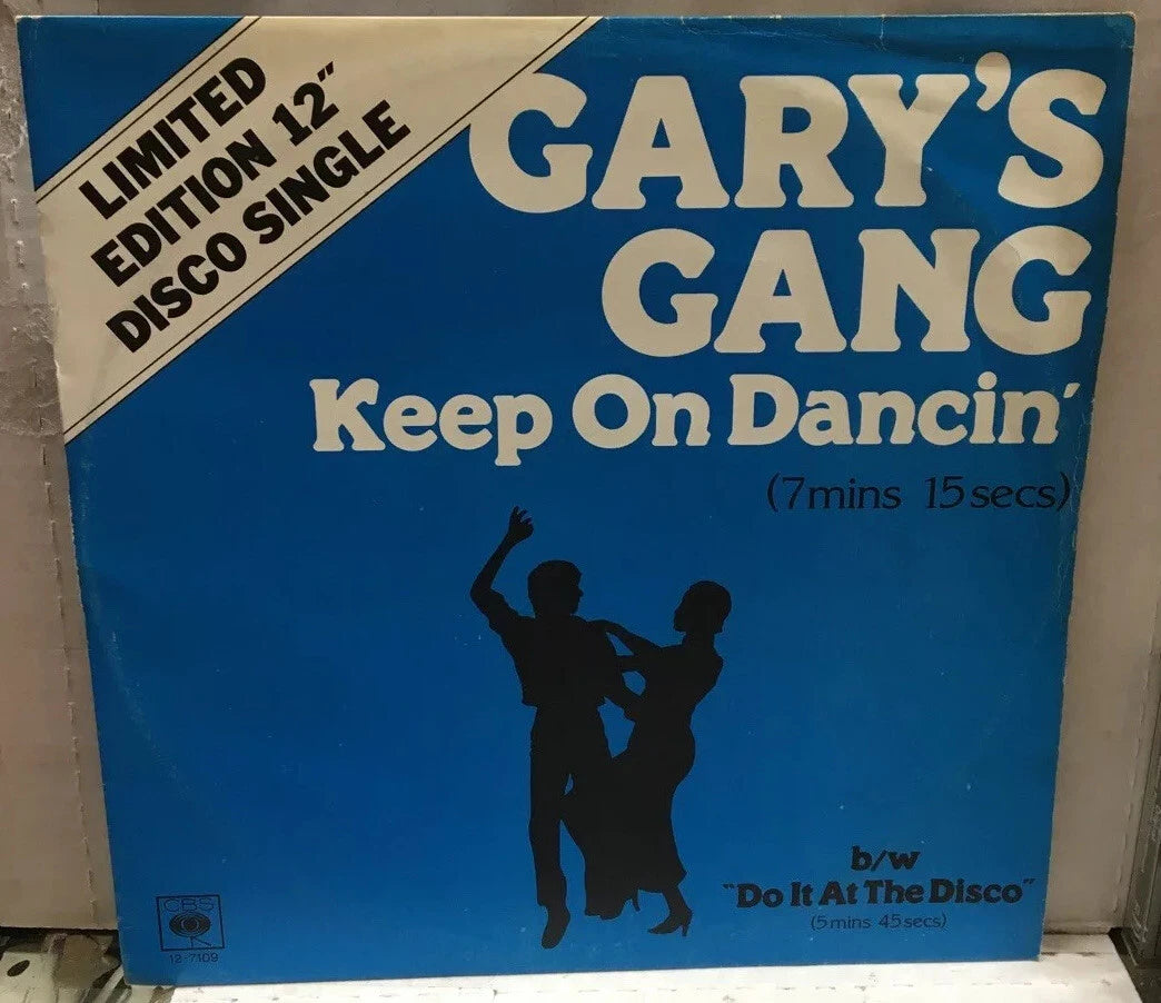 Gary’s Gang Keep On Dancin’ 12” UK Import Record SCBS127109