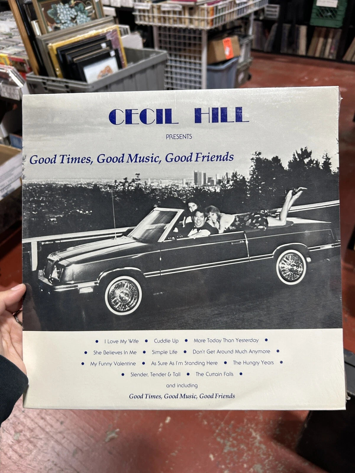 Cecil Hill Presents Good Times, Good Music, Good Friends LP SEALED