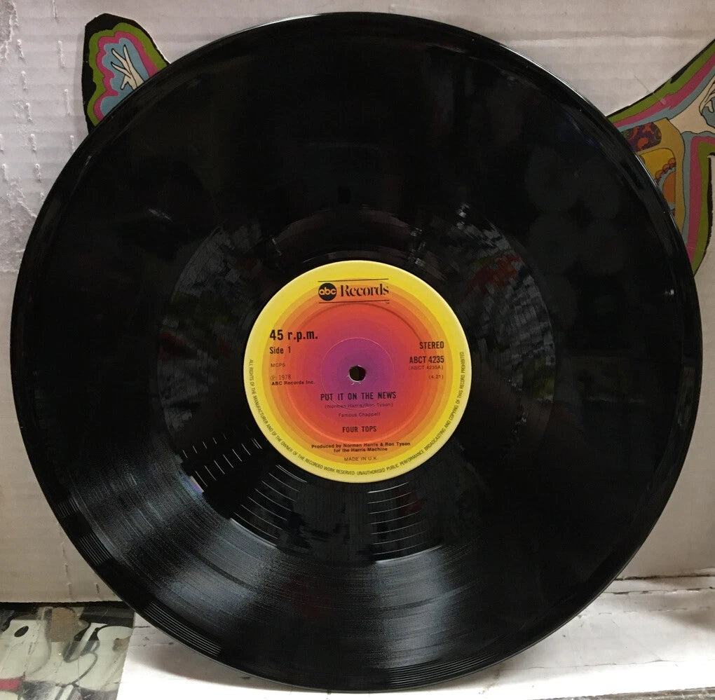 Four Tops Put It On The News 12” UK Import Record ABCT4235