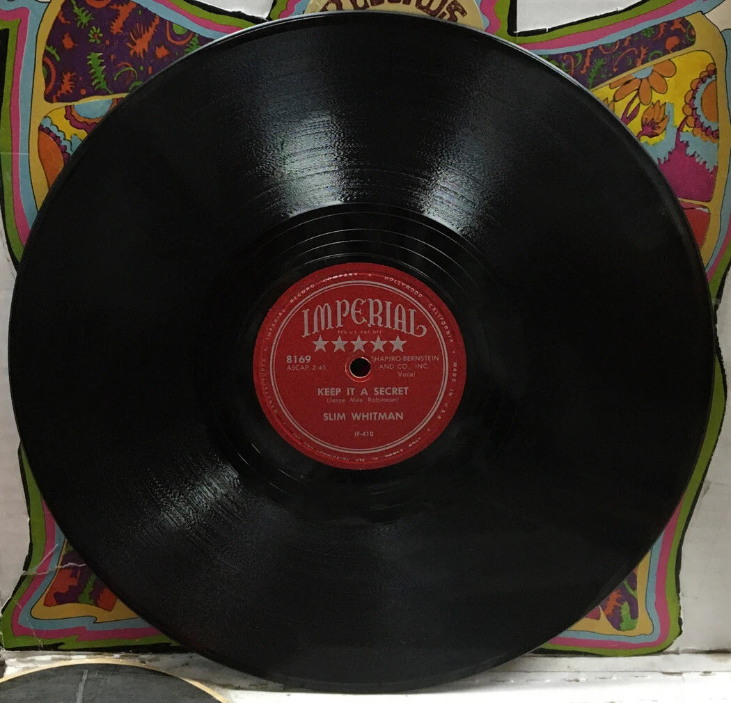 Slim Whitman Keep It A Secret 10” Record 8169