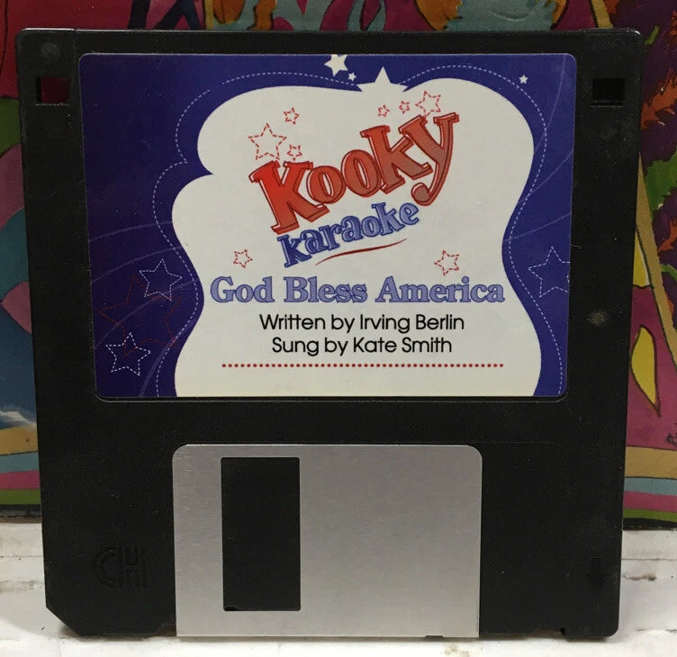 Kooky Karaoke God Bless America Piano Floppy Disc