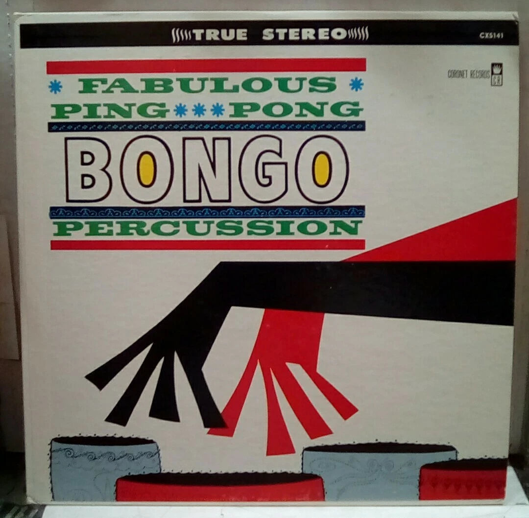 Kaino And His Afro-Percussion Group Fabulous Ping Pong Bongo Record CXS141