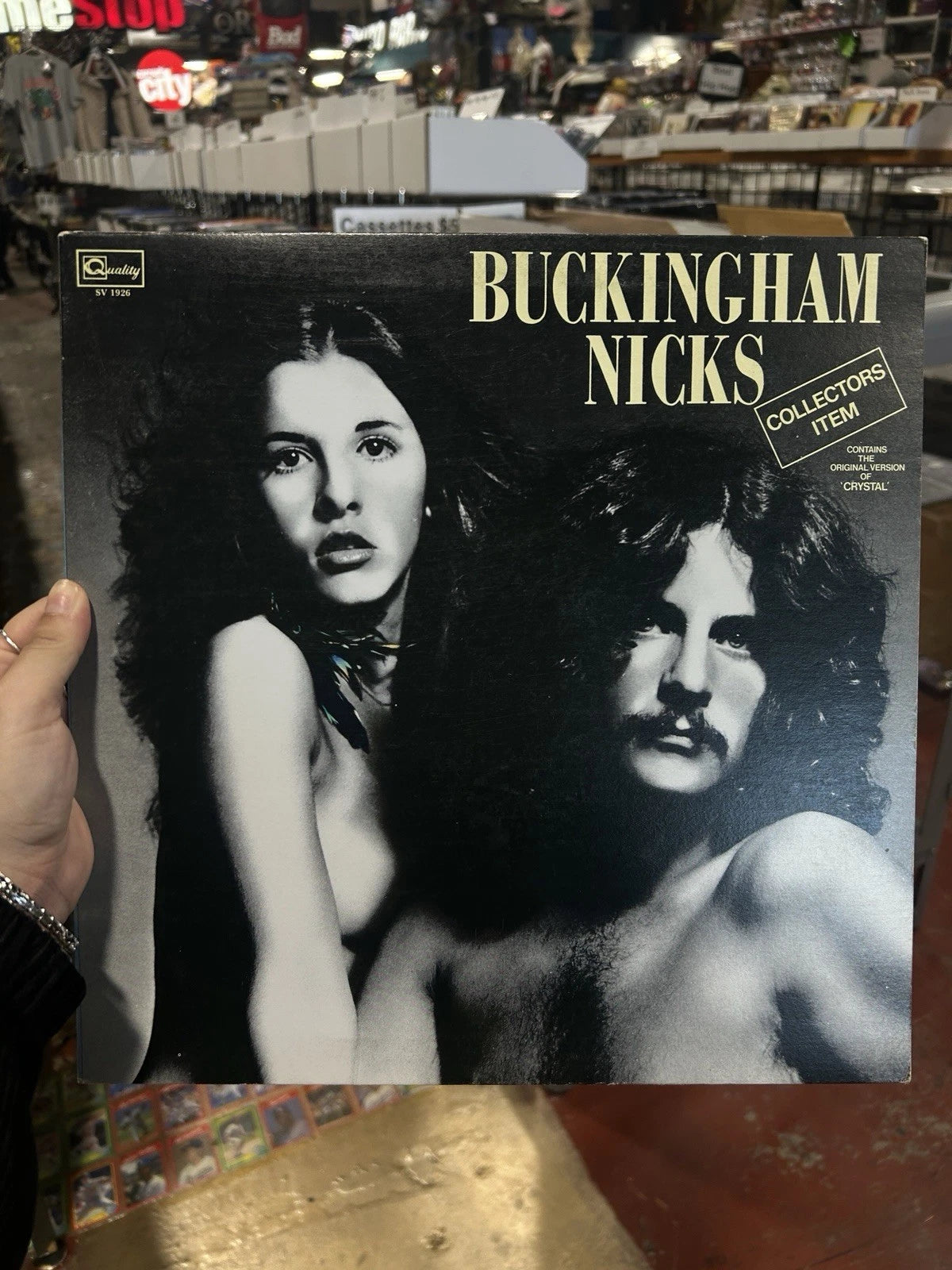 Buckingham Nicks LP - Quality Records SV-1926 - Canada -1975 - Misprint on Label