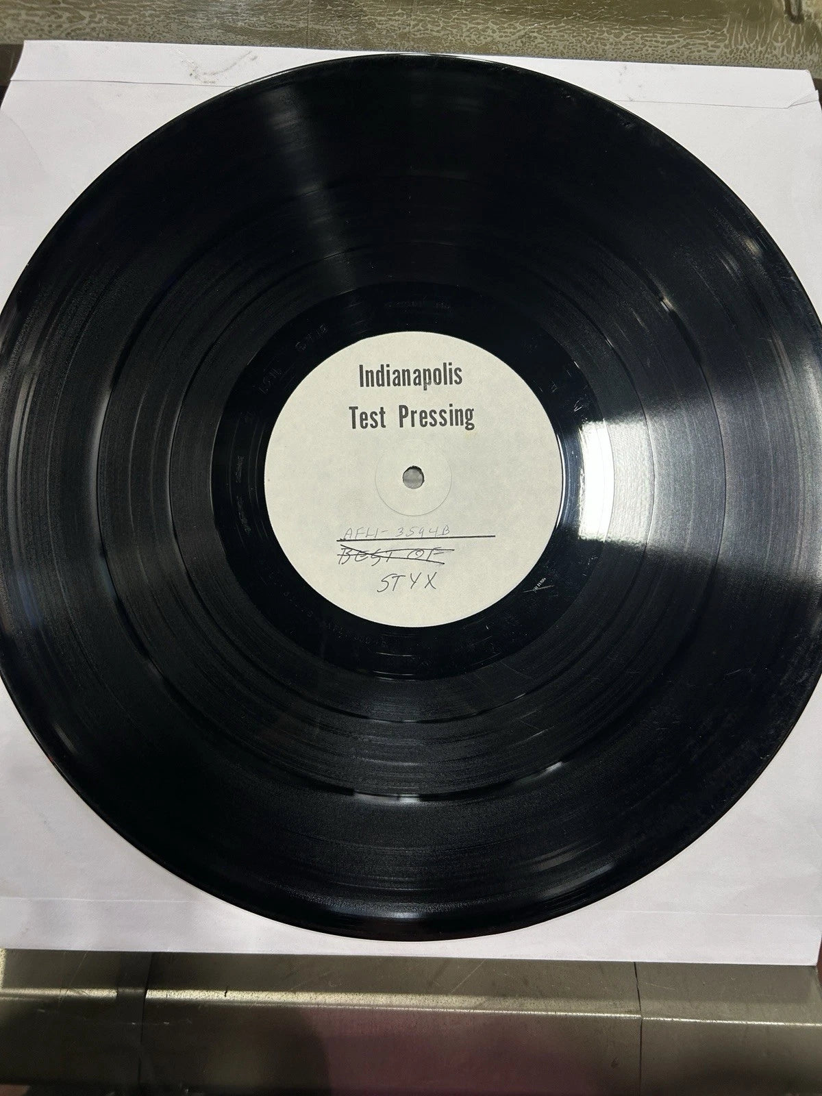 Styx - Lady Test Pressing LP