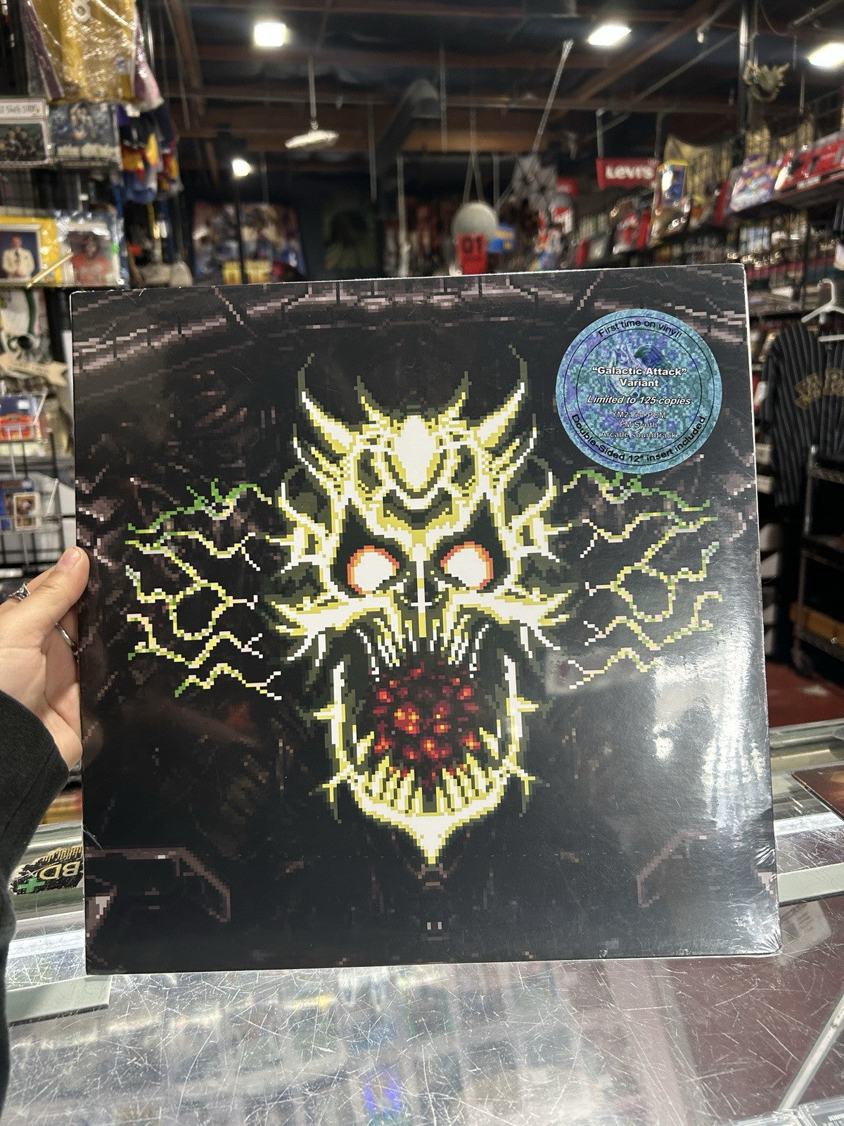 Super XYX Soundtrack Epilis Galactic Attack Variant Vinyl Record x/125 Sealed