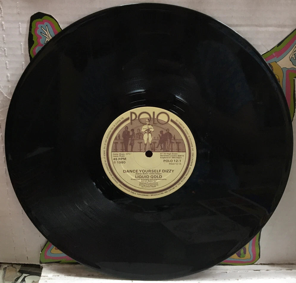 Liquid Gold Dance Yourself Dizzy 12” UK Import Record POLO12-1