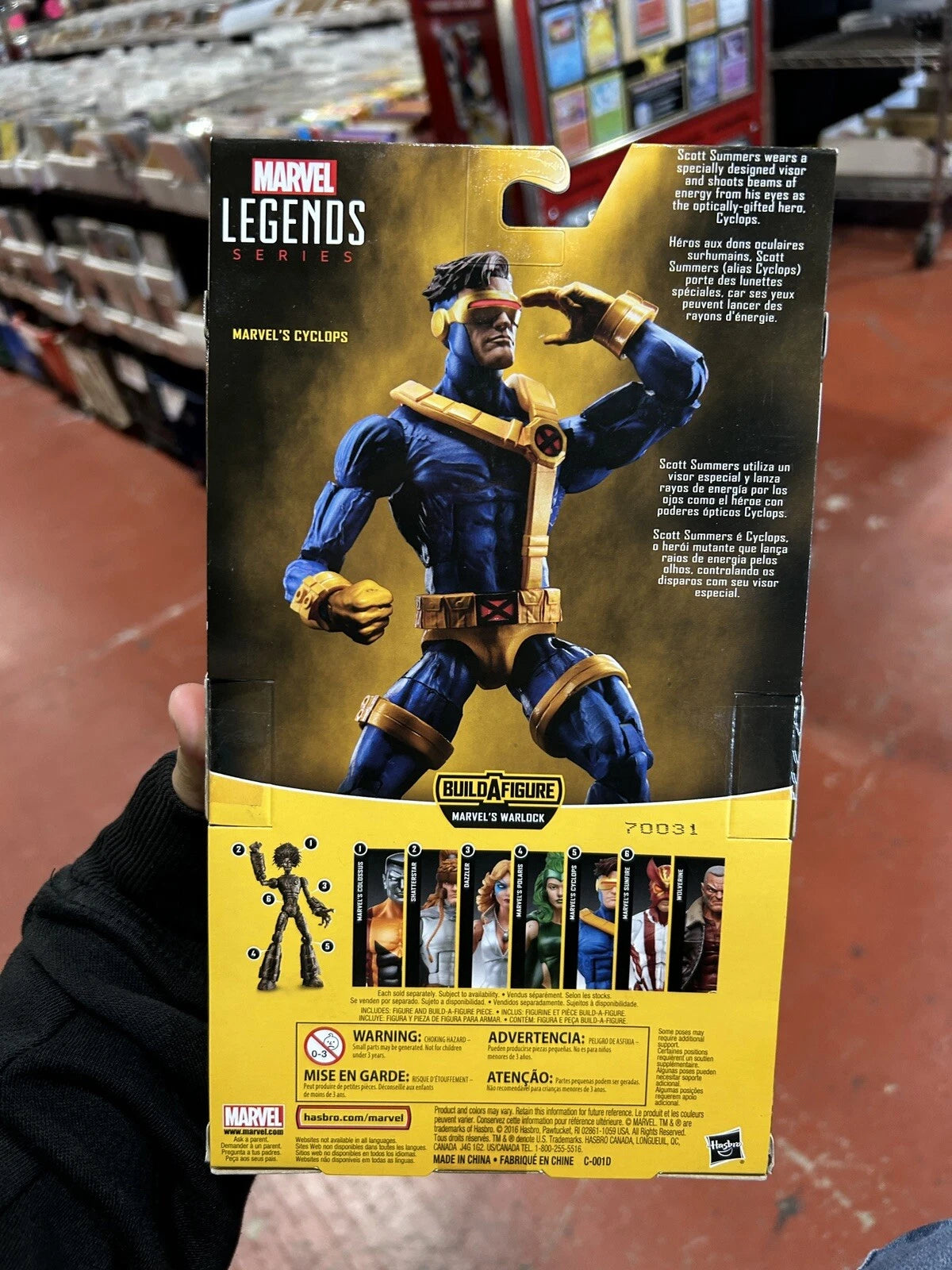 Marvel Legends X-Men Cyclops Action Figure 2016 Hasbro C0633