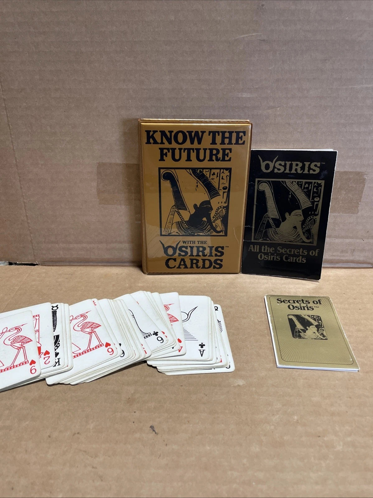 1980s Osiris Egyptian Oracle Fortune Telling Cards Bev Craig Vintage Rare
