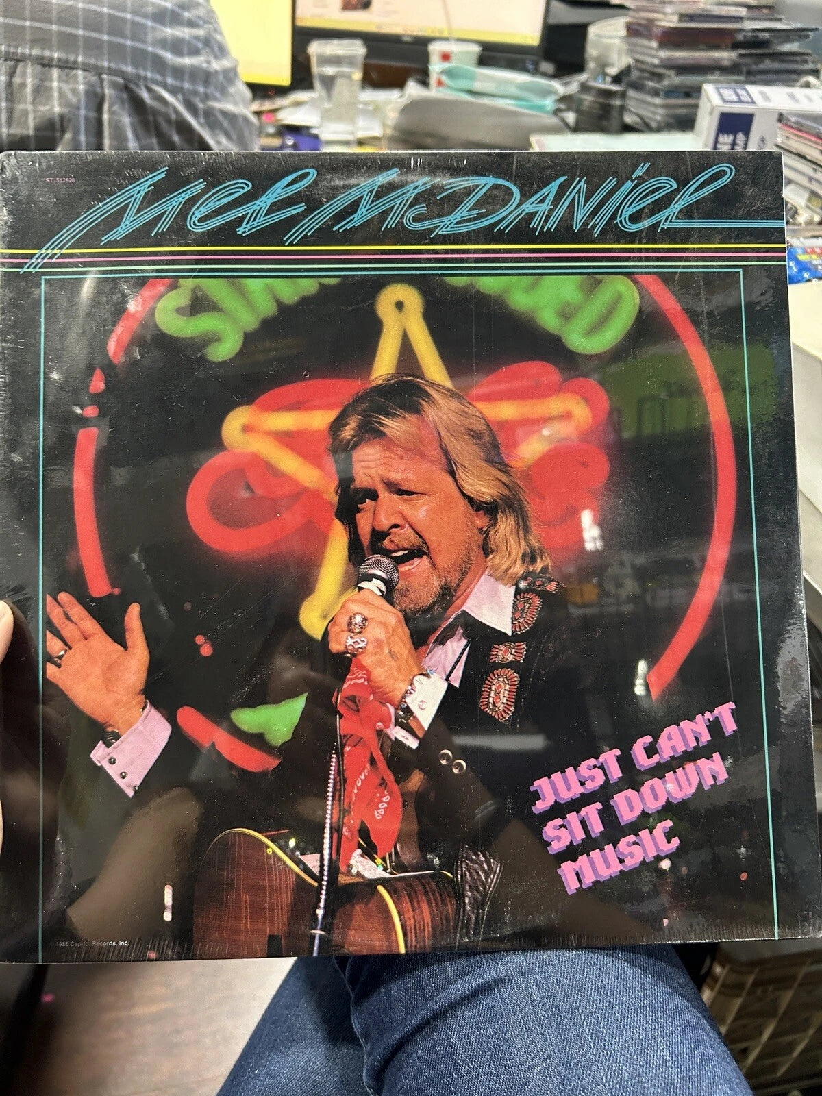 Mel McDaniel - Just Can't Sit Down Music, LP, (Vinyl) New Sealed st-512528
