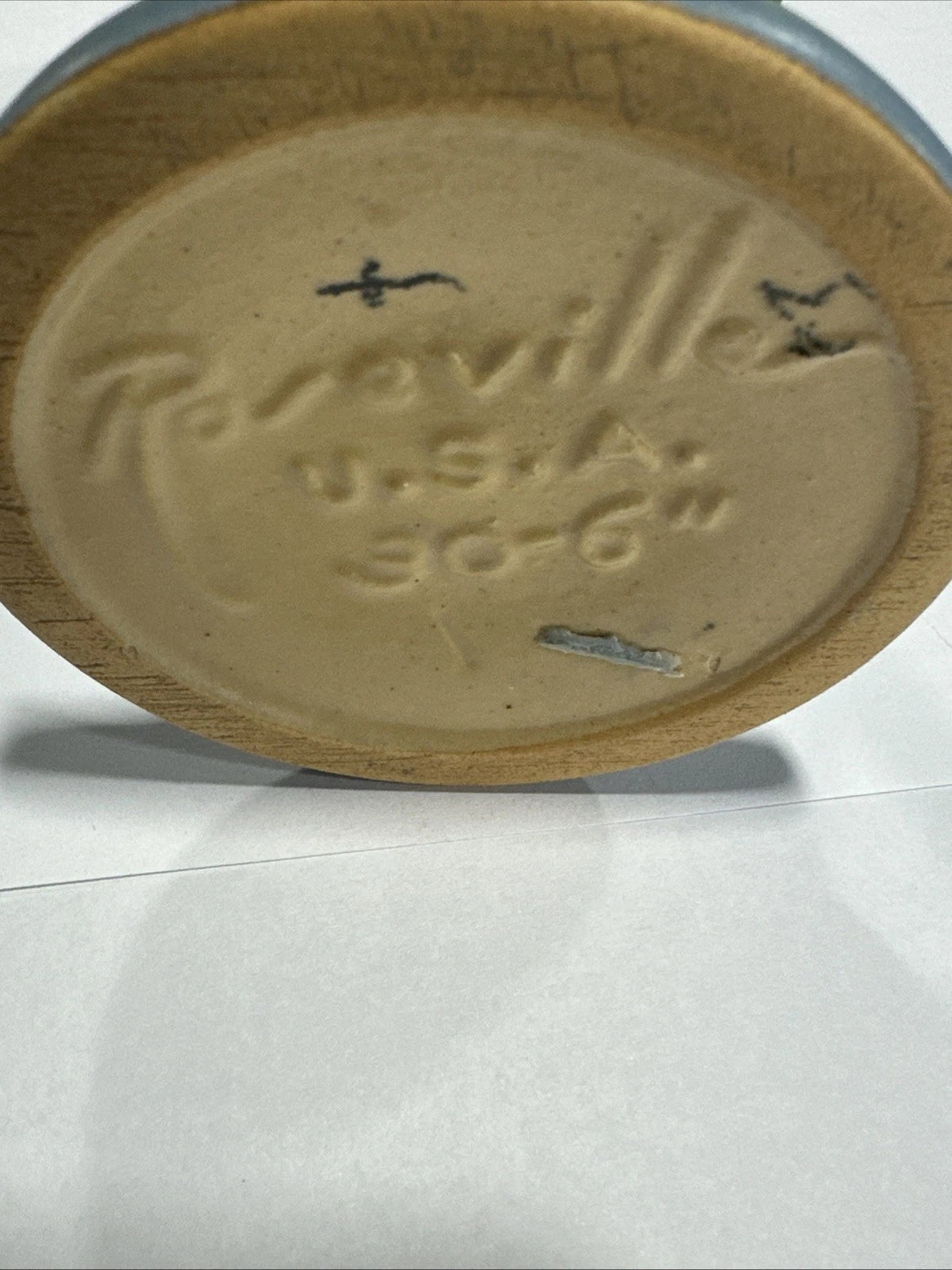 RARE Roseville Bushberry Vase Vintage Art Pottery Handled