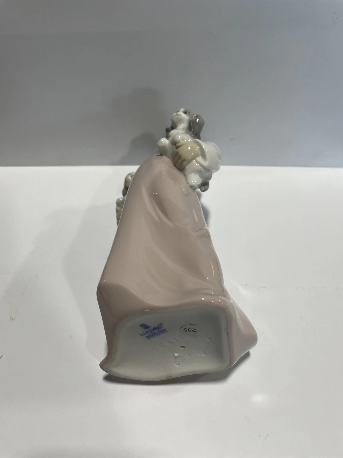 Lladro Arms Full of Love Figurine 6419 Girl And Puppies Rare Vintage