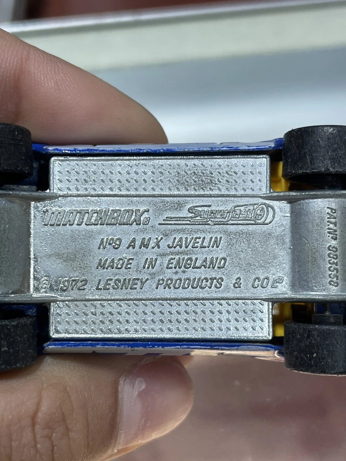 1972 Matchbox Lensey no.9 AMX Javelin Superfast