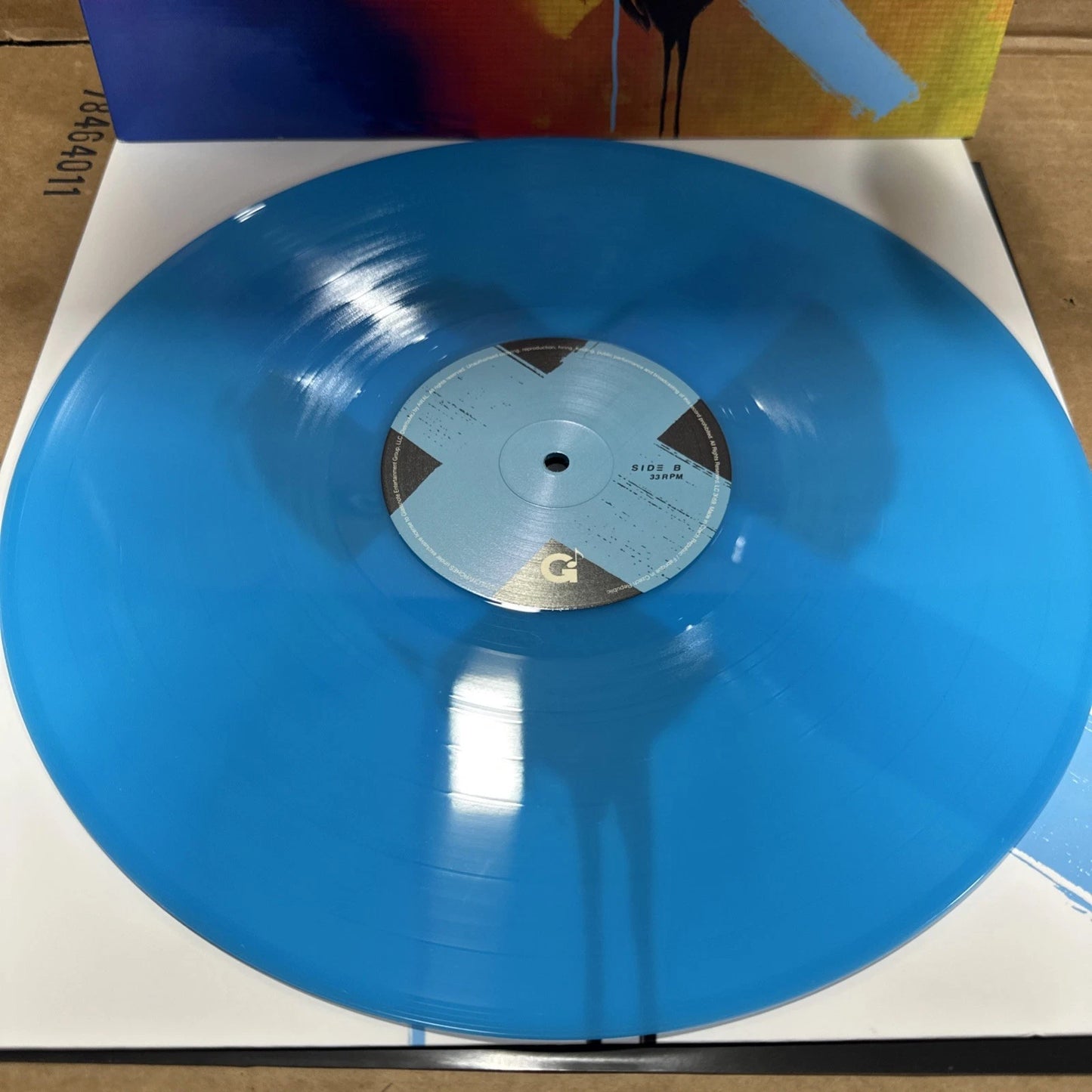 CHVRCHES Love Is Dead 180g CLEAR BLUE Vinyl Record LP Gatefold Churches 2018 vg+