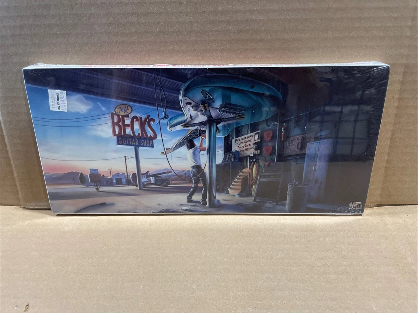 Jeff Beck's Guitar Shop by Jeff Beck (CD, Oct-1989, Epic) Longbox Rare Vintage