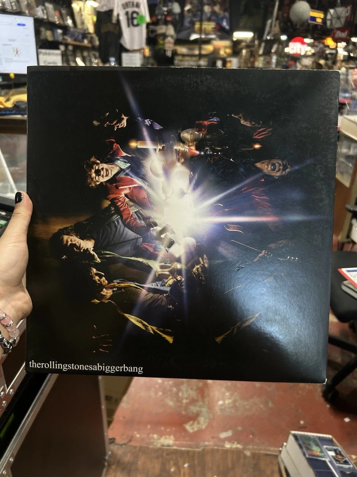 THE ROLLING STONES 'A BIGGER BANG' ORIGINAL DOUBLE GATEFOLD VINYL LP