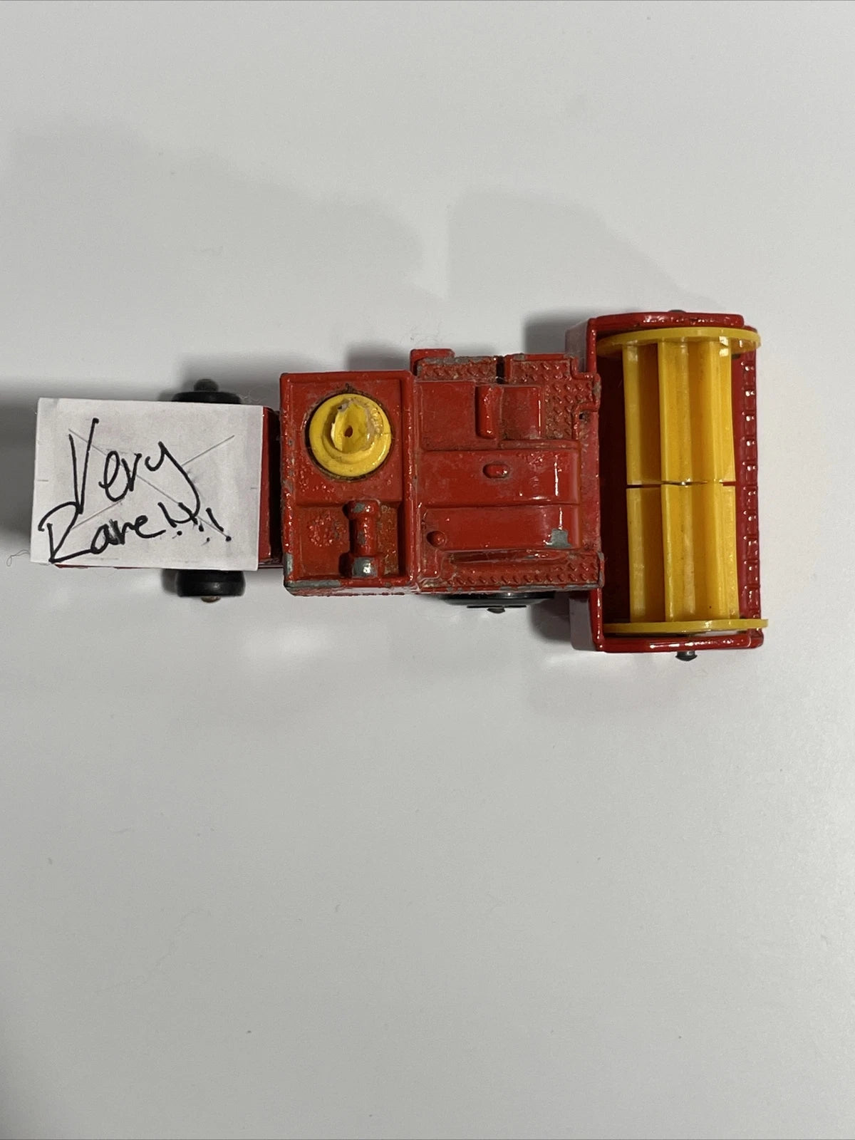VINTAGE MATCHBOX NO. 51 COMBINE HARVESTER, SUPERFAST VERSION, 1977 yellow wheels