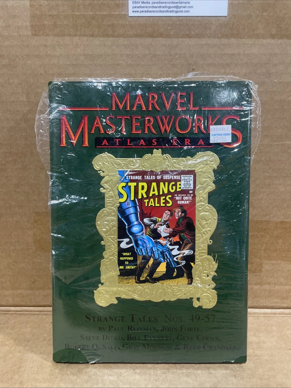Marvel Masterworks Vol # 201 Strange Tales Limited To 750 No 49-57 Open Box