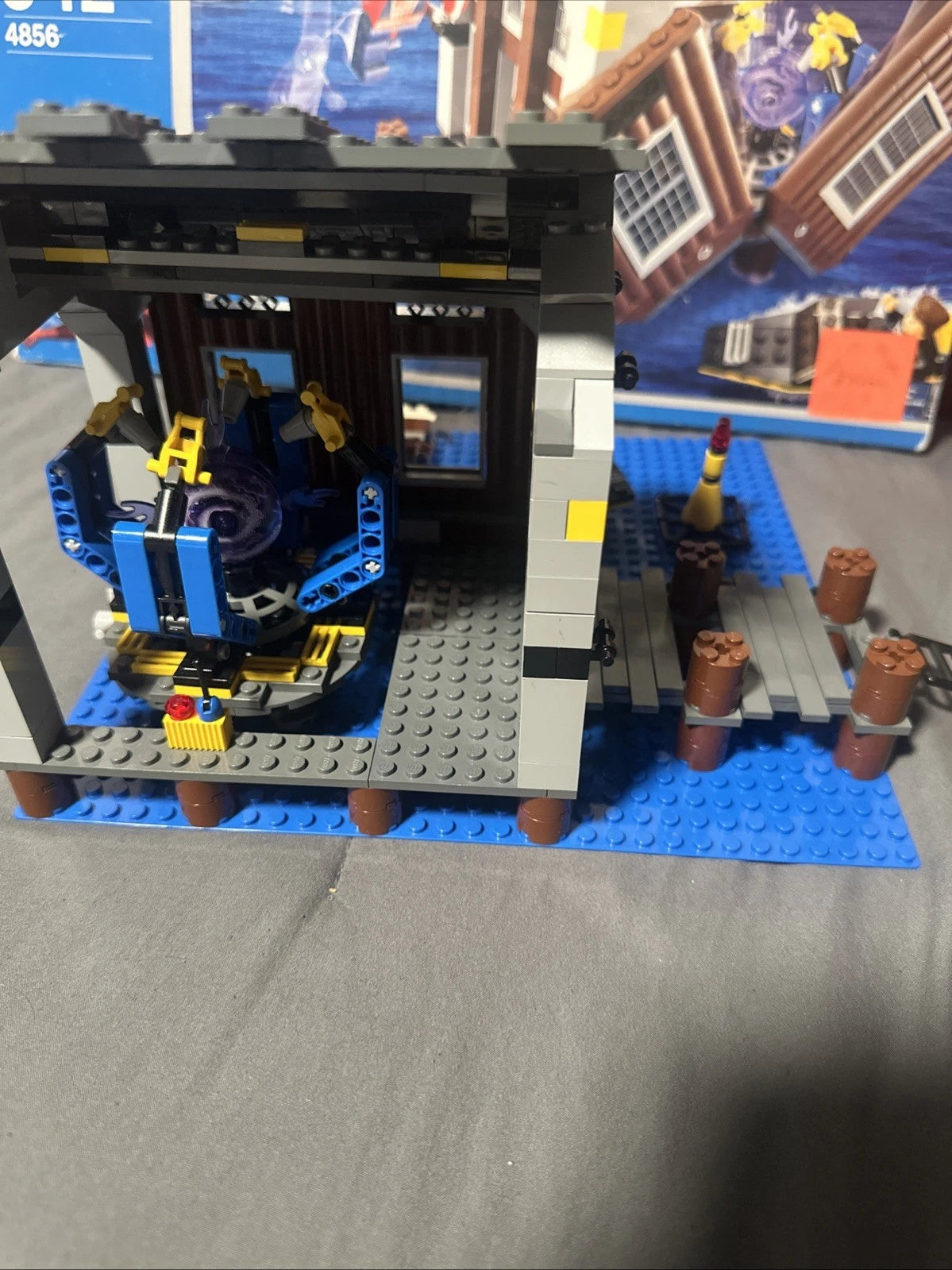 LEGO 4856 Spider-Man 2 Doc Ock's Hideout Vintage set 99% No Minifigures READ
