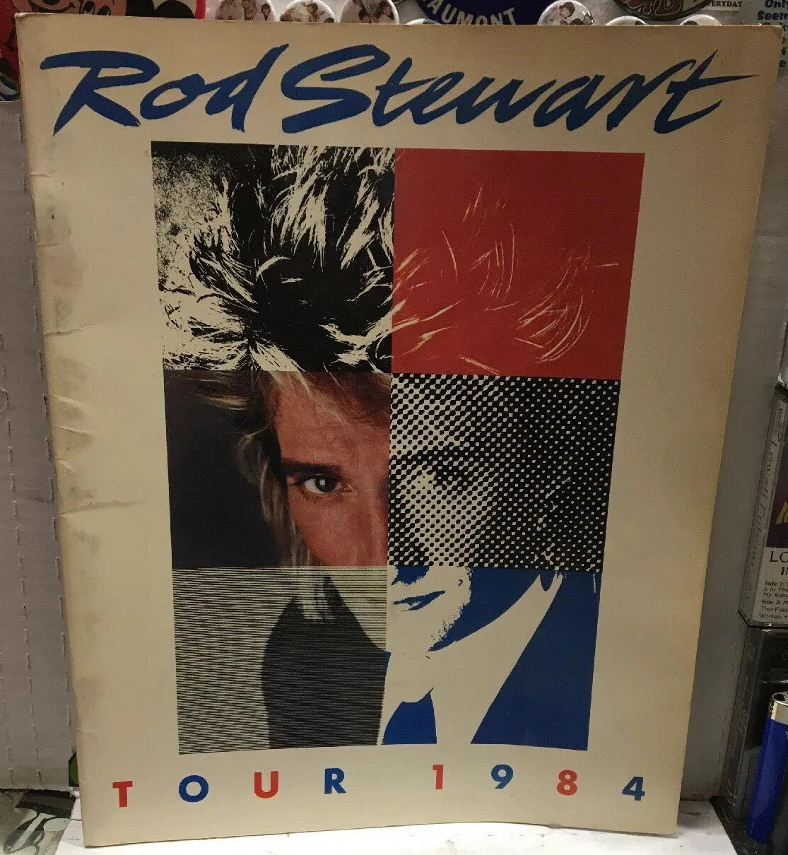 Rod Stewart 1984 Tour Program