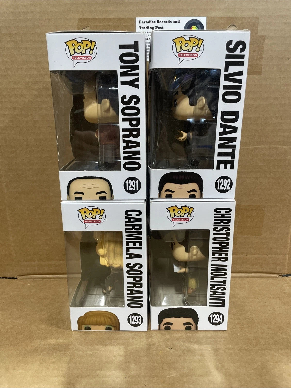 Funko Pop! Television The Sopranos Vinyl Figure Lot of 4 #1291-1294
