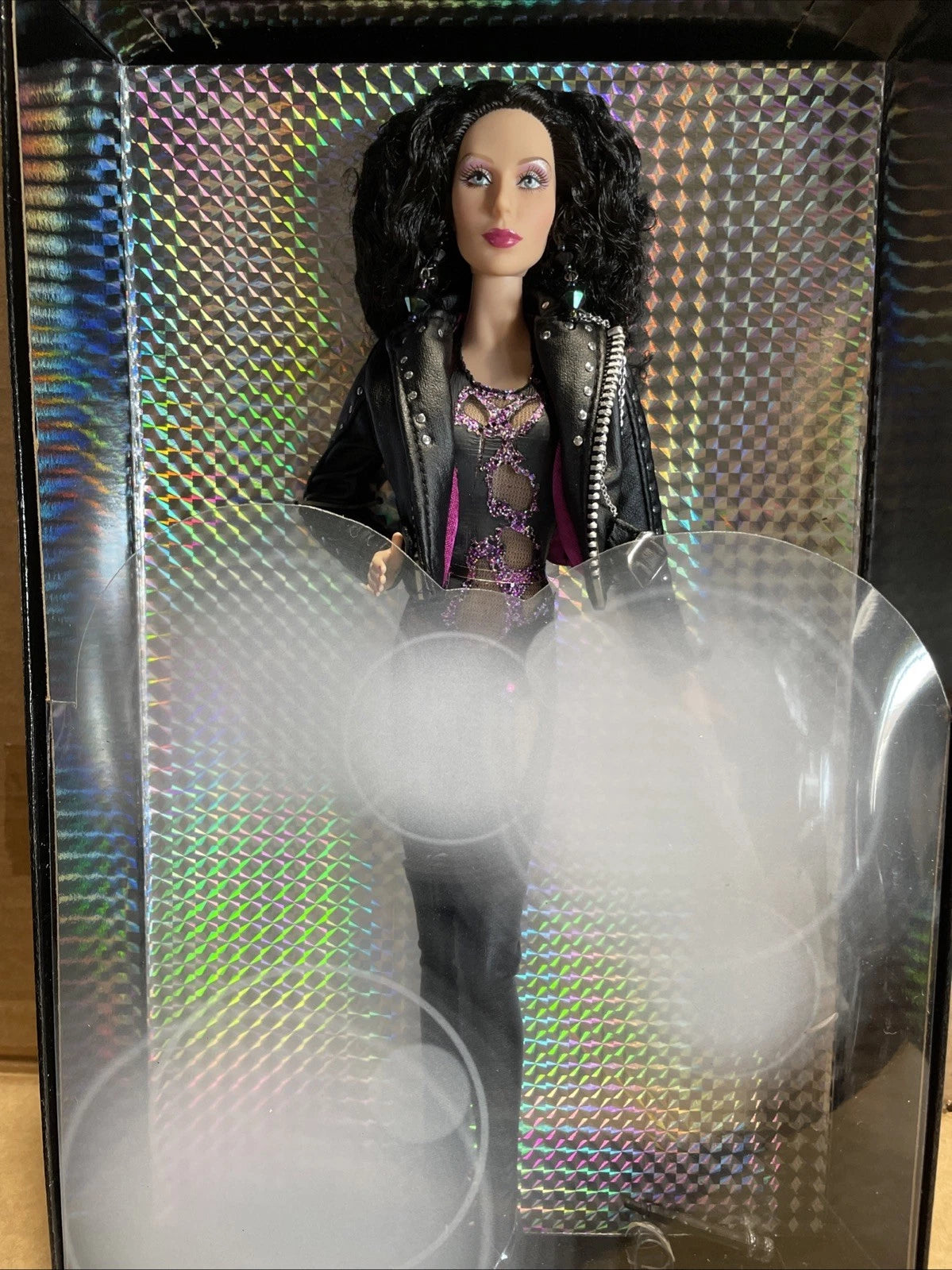 RARE 2007 80’s CHER: TURN BACK TIME Bob Mackie Black Label Barbie Open Box
