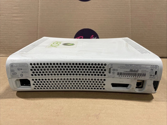 Microsoft Xbox 360 White Console Only For Parts As Is Repair Or Not Working