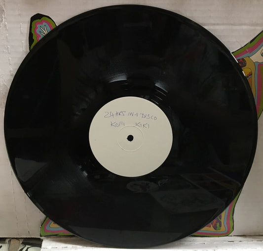 Kofi & Kiki 24 Hours In A Disco 12” UK Test Pressing Promo Record 12BRO70
