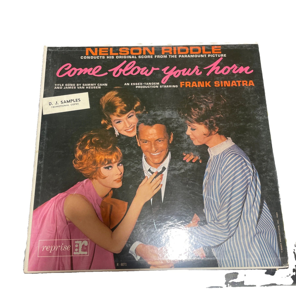 Come Blow Your Horn Records R-6071 Frank Sinatra Nelson Riddle White Label Promo