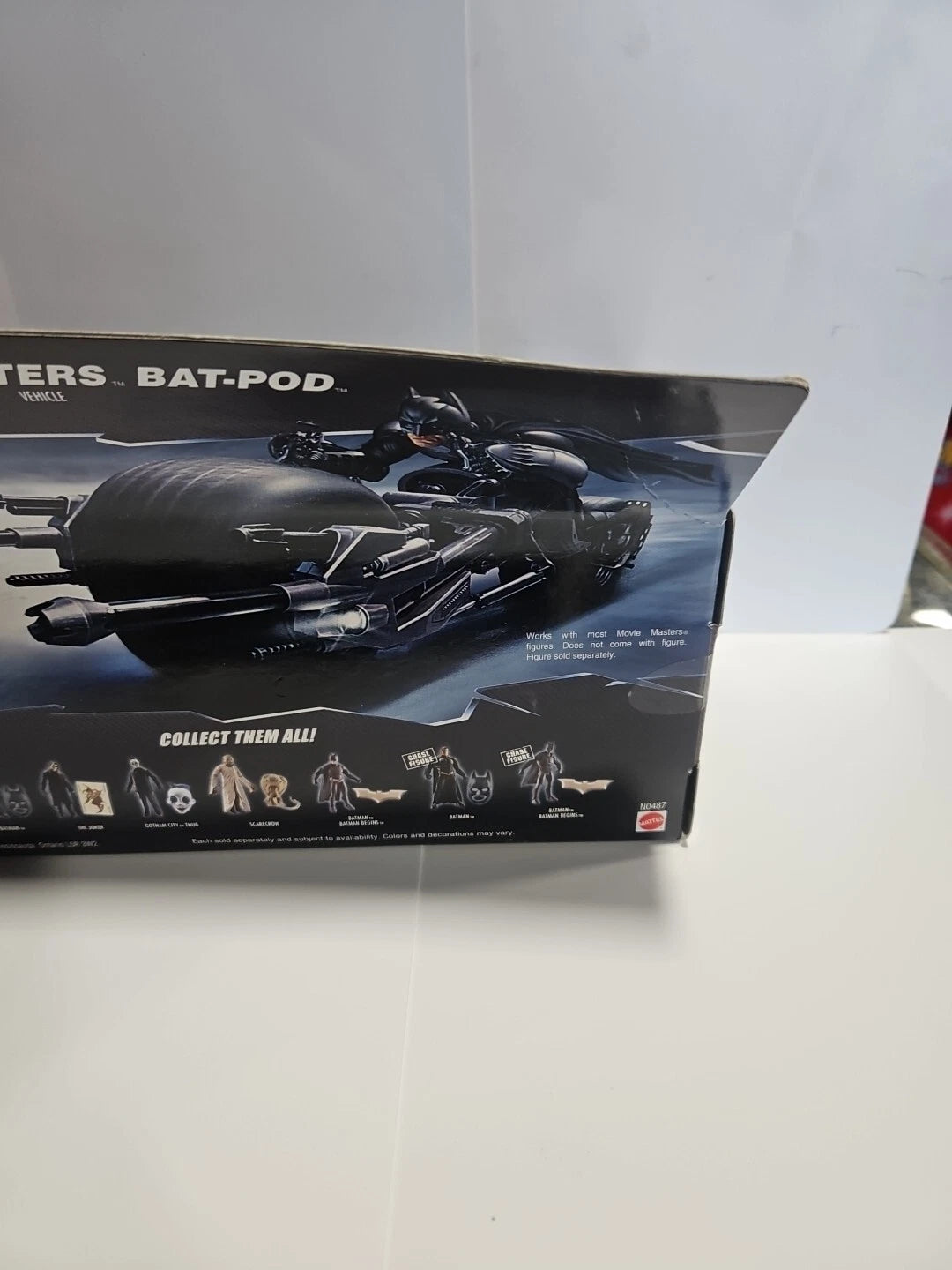 DC MATTEL BATMAN THE DARK KNIGHT MOVIE MASTERS BAT-POD 2008 NEW