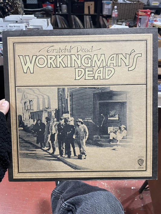 Grateful Dead Workingman's Dead 1970 Original Vinyl LP Back Upside Down